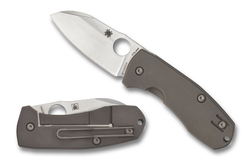 Spyderco Knives Techno 2 Frame Lock 6AL-4V Titanium XHP C158TIP2 - Picture 1 of 4