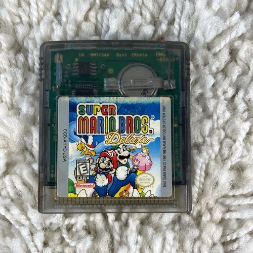 Super Mario Bros Deluxe (Nintendo Game Boy Color, 1999) GBC Tested