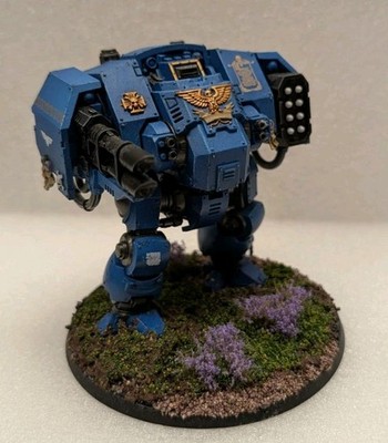 Warhammer 40K Pro Painted Ultramarines Ballistus Dreadnought Primaris Astartes 