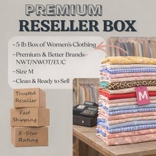 Bundle 5lbs Wholesale Lot Bundle Variety Women's Top Blouse Clothing Size M