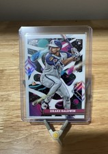 2025 Topps Cosmic Chrome - Drake Baldwin #96 White Hole Refractor (RC)