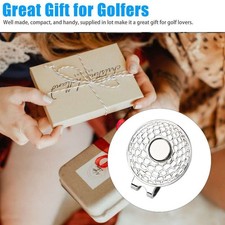 2Pcs/Sets Golf Magnetic Hat Clip Ball Marker Hat Clip For Ball Marker Golf Gifts