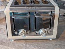 Dualit 4 Slice Toaster Chrome & Cream Heavy Duty Kitchen Toaster Working