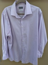 Michael Kors Men Reg Fit Airsoft Stretch Non Iron Dress Shirt Size 17 1/2 32-33