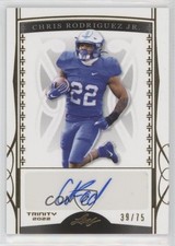 2022 Leaf Trinity Gold 39/75 Chris Rodriguez Jr #BA-CRJ Auto 13u1