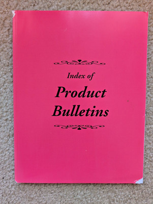 Index of Product Bulletins Standard Process