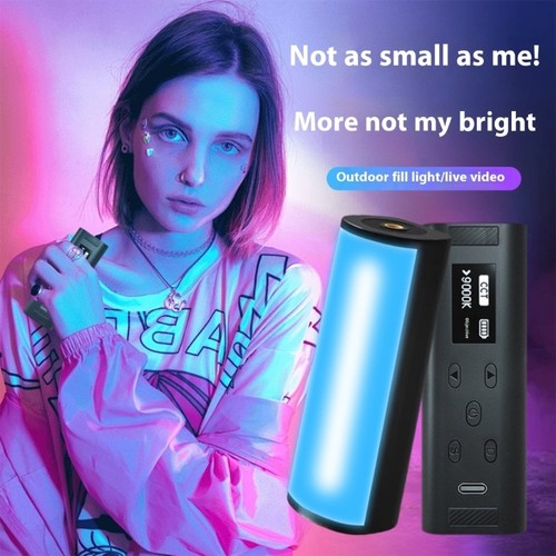 Handheld Argb Light With 1/4 Thread OLEDs Display For Photography - Picture 2 of 8