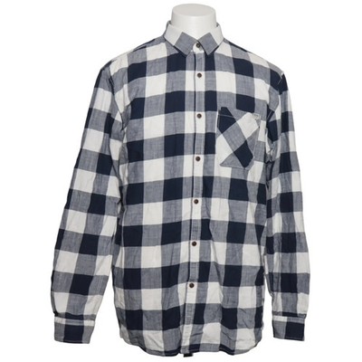 Tom Tailor Denim, Flanellhemd, Größe: L, LONG VANCO, Blau/Weiß, Baumwolle #OtE
