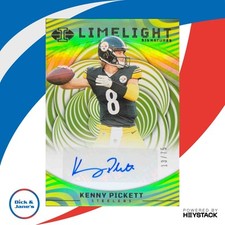2023 Panini Illusions Kenny Pickett Limelight Signatures 13/75 Auto Steelers