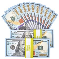 200 pieces Motion Picture Play Prank Money $100 Bills , total $20,000!