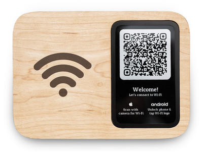 Ten 1 Design Porter Hospitality One Tap WiFi Hub - Maple Edition  New 