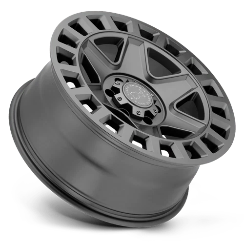 17X8 Negro Rhino YORK 5X120 35MM MATE GUNMETAL Foto 2 de 4