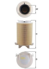 Luftfilter MAHLE LX 1566 Filtereinsatz für AUDI ALTEA SEAT VW XL 5P1 5P5 5P8 A3