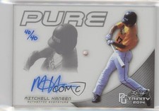 2014 Leaf Trinity Perfect Game Pure Silver 40/40 Mitchell Hansen Auto 0b5