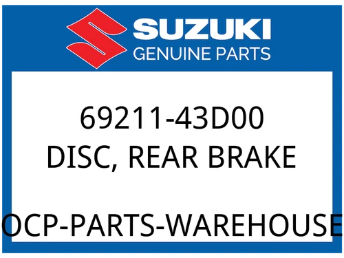 DISC, REAR BRAKE