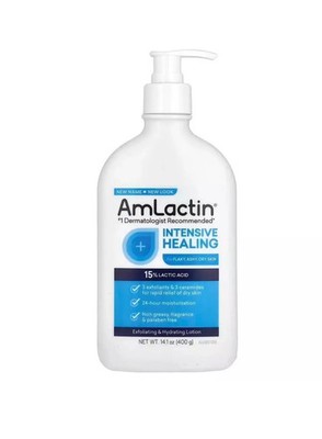 AmLactin Peeling & Feuchtigkeitscreme Lotion Intensive Pflege Ohne Duft 400g