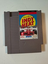 Cartuccia e cover INDY HEAT Danny Sullivan's - Nintendo NES - testata e FUNZIONANTE