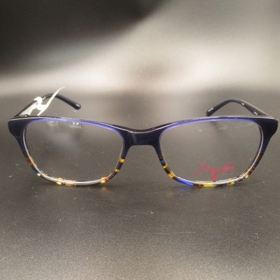 Jenny Lynn JL Honor Women's Blue Tortoiseshell Rectangular Eyeglass Frames