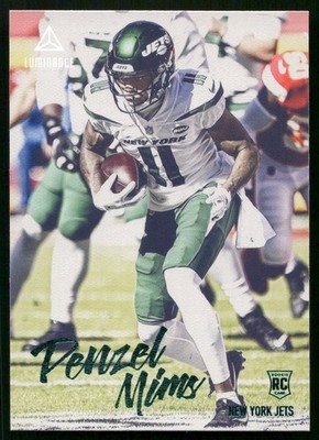 Denzel Mims Rookie - 2020 Panini Chronicles Luminance Football #224