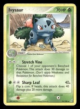 Pokemon TCG Ivysaur Grass Uncommon EX Crystal Guardians 35/100 HP on eBay