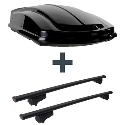 Dachbox LEVUP Space 530 Duo + Dachträger G3 Clop für BMW 5er Touring Typ G31 NEU