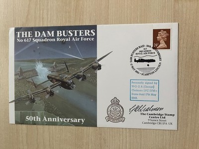 George Chalmers 617 Squadron Dambuster Dams Raid Chastise Signed Cover
