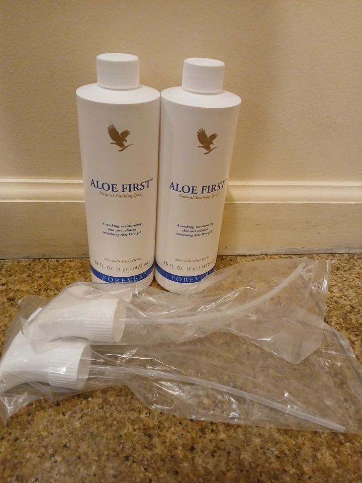 2 Forever Aloe First natürliches beruhigendes Spray, 16 Unzen (473 ml) TOP ERSTE HILFE!! - Bild 3 von 4