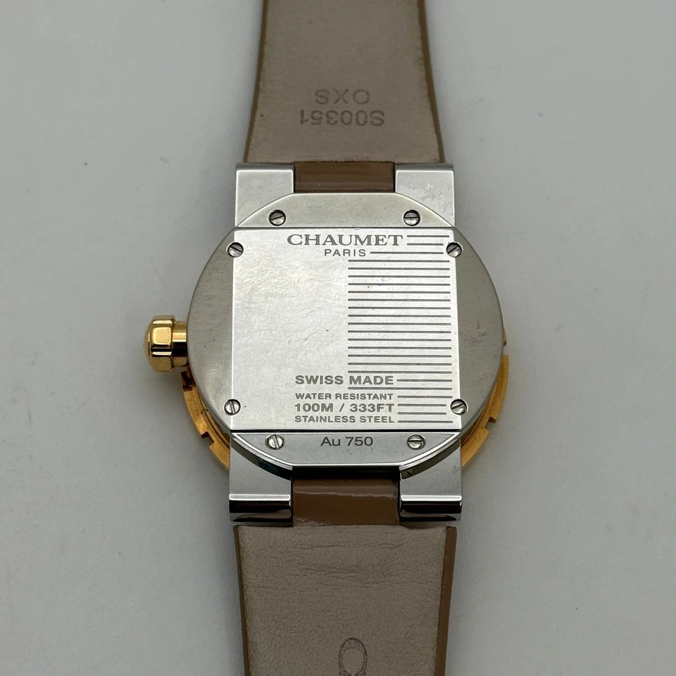 Reloj Chaumet Clase Uno 33mm Cuarzo Acero y Oro Rosa Damas W17321.33P Foto 4 de 4