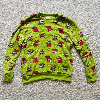 Shin Chan Crayon Shin-Chan Fluffy Sweatshirt Ll Size Japan Original Pulli Grün
