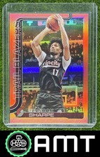 Shaedon Sharpe 2025-26 Topps Orange Rainbow 25/25 Portland Trail Blazers #127
