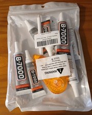 B-7000 Glue Clear 4 Pk 15ml  4 Pk 9ml Jewlery Phone Repair Adhesive  Glue Tape