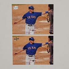 2008 Upper Deck gold /99 #372 Michael Young Texas Rangers Team Checklist