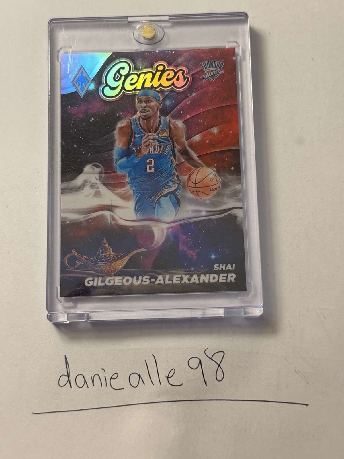 2023-24 Panini Phoenix - Genies Shai Gilgeous-Alexander #17 Case Hit Clean