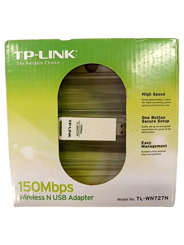 TP-Link TL-WN727N WLAN USB Adapter Stick 150Mbps Wireless N Weiß - Bild 1 von 5