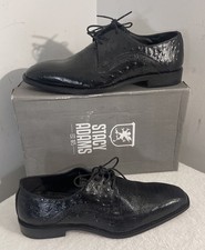 Stacy Adams Oxford Ostrich Toe Dress Mens Black Dress Shoes 25530-001 Size 11