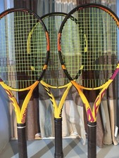 2 Babolat Rafa aero 4/1/4 1 Babolat aero 4/1/4. 3 Racquets Total