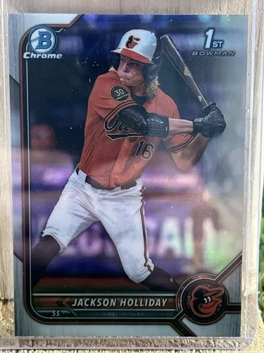 2022 Bowman Draft Jackson Holliday 1st Bowman Chrome Refractor #BDC-168