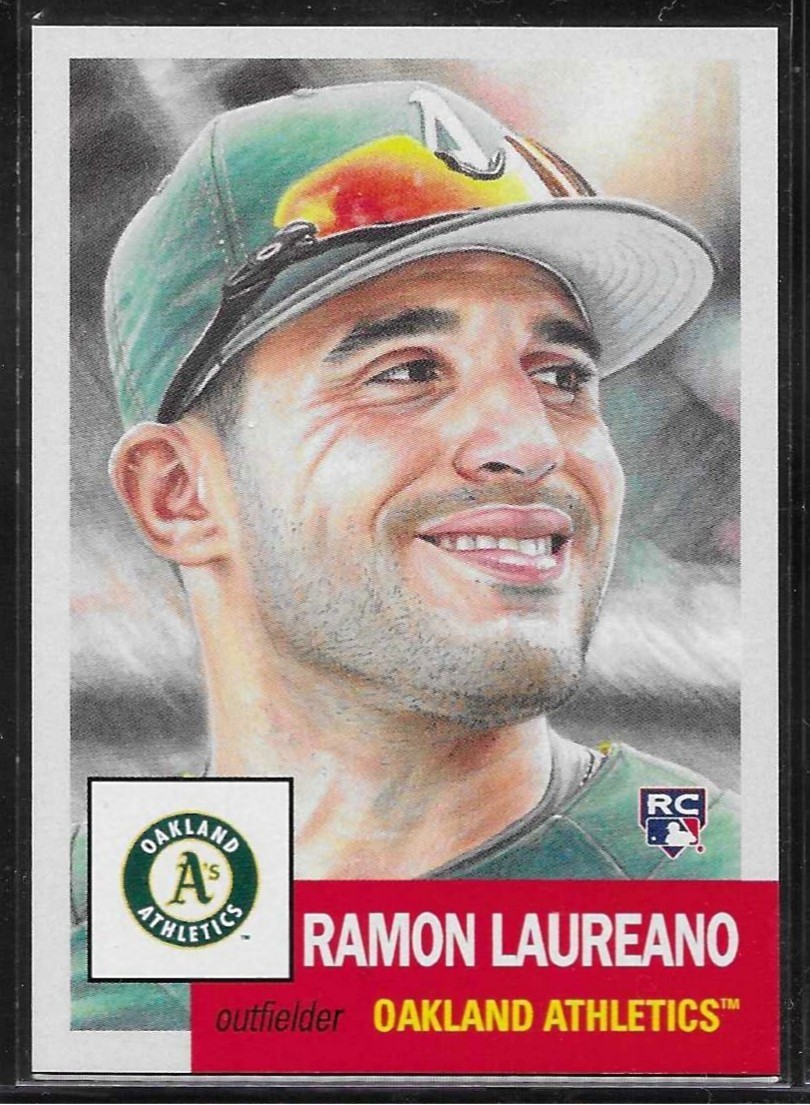 2019 TOPPS LIVING SET # 182 RAMON LAUREANO RC Rookie Oakland Athletics a
