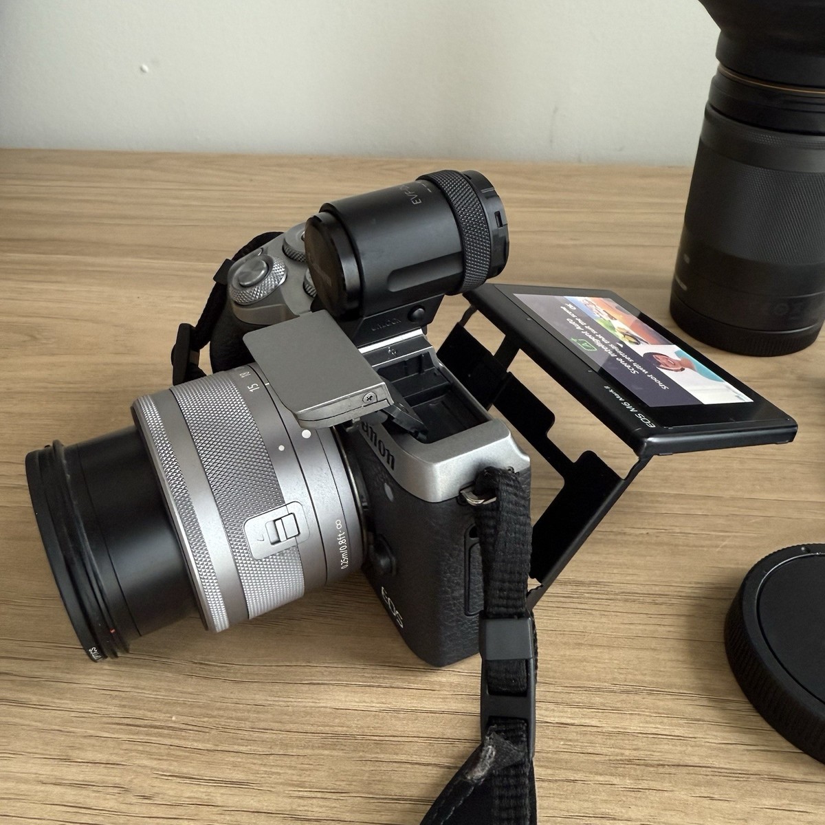 Canon Mirrorless EOS M6 Mark II for Vlogging + EF-M 18-150mm Lens+