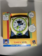 Timex Kids Teachin Time LCD Alarm Clock Electronic Learning Toy New Vintage
