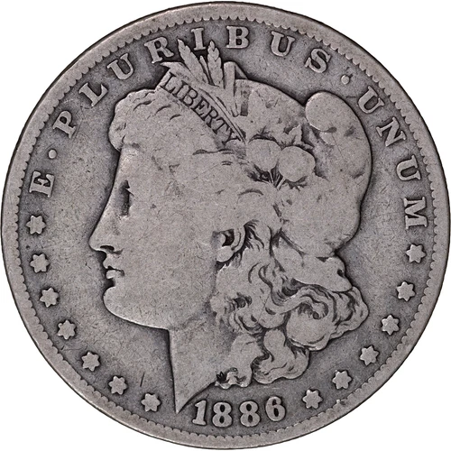 1886-O $1 Morgan Silver Dollar ~ Good