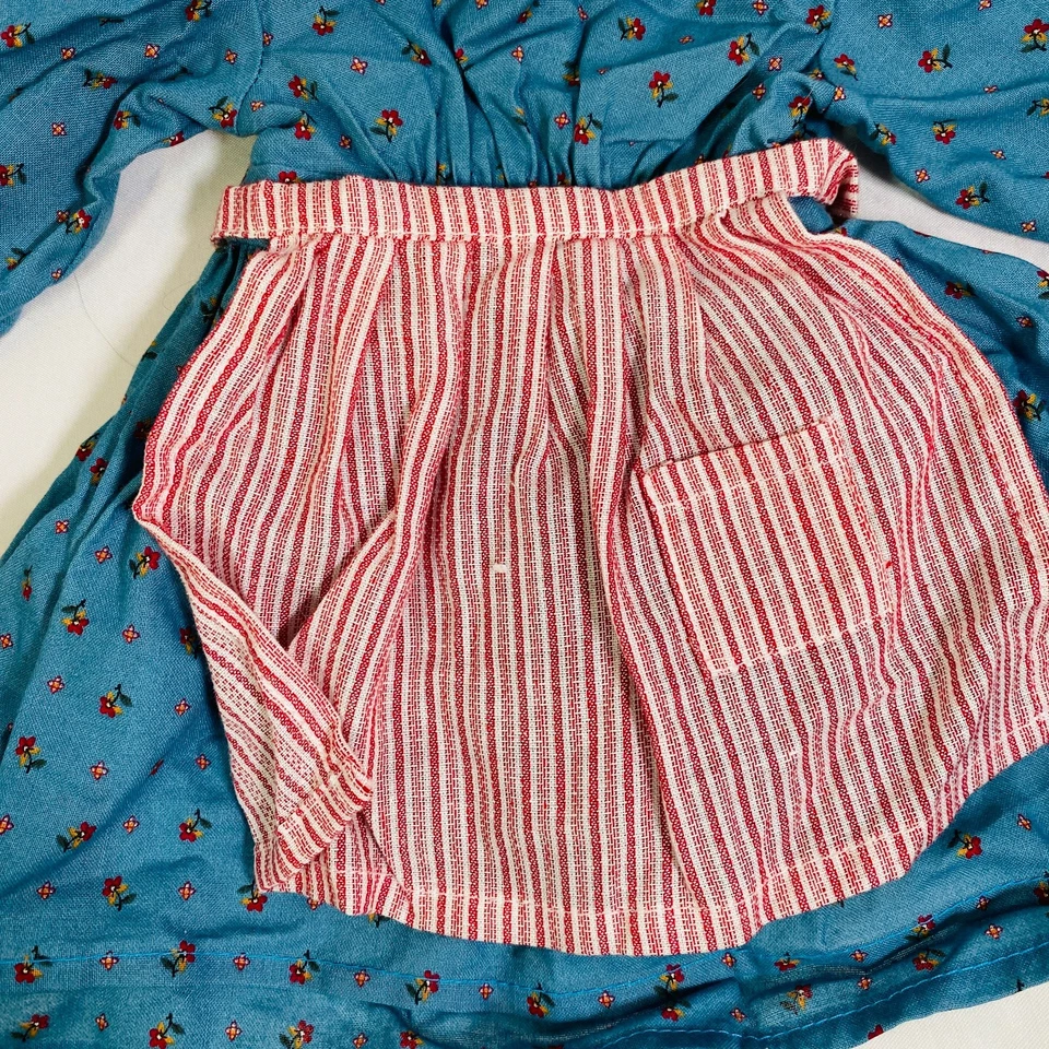 Muñeca American Girl de 18" 1986 PC Kirsten's Meet conjunto de vestir con zapatos, calcetines Foto 4 de 4