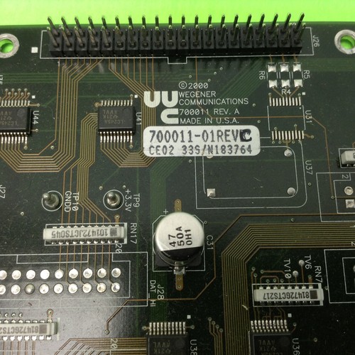 Wegener Communications Cable 4 DE-9, DB-9 Serial RS232 DB-TYPE Jack Board 7000 - Picture 2 of 4