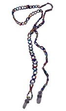 Beaded Reading Glasses Chain Multicolor 28  Eyeglass Holder Necklace Lanyard