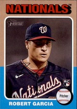 2024 Topps Heritage - Rookies Robert Garcia #118 (RC)