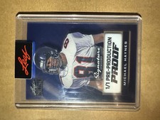 Michael Haynes 1/1 Leaf Metal Signature Series Pre-Production Proof Rare🔥