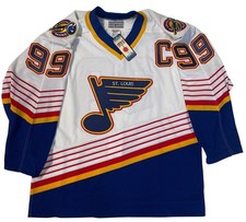 WAYNE GRETZKY 1996 ST. LOUIS BLUES CCM AUTHENTIC JERSEY 48 NEW W/TAGS