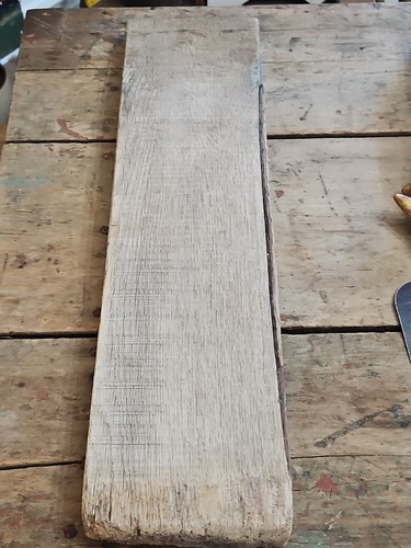 Bonito!!! Tablero exfoliante de lavado de madera primitivo antiguo hecho a mano del siglo XIX - Imagen 24 de 24