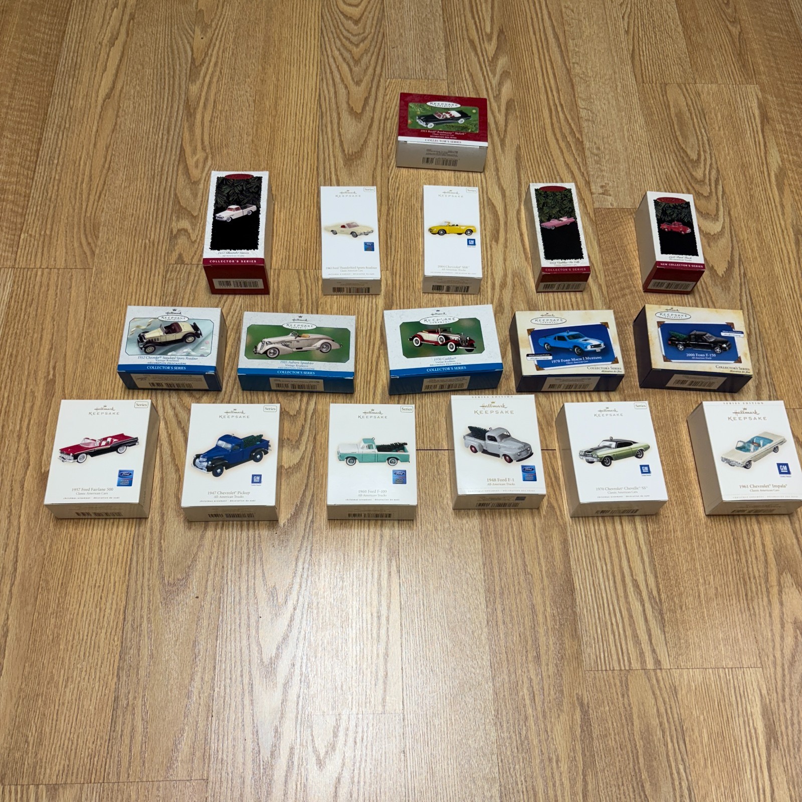 Hallmark Keepsake Christmas Ornaments Classic Cars Assorted 