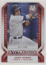 2013 Panini Elite Extra Edition Aspirations Die-Cut 17/200 Andy Burns #60 0ff3